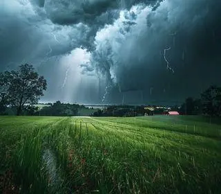 chuva e trovoadas em Campo Grande