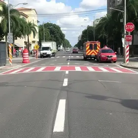 interdição das ruas