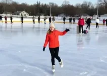 pista de patinação no gelo