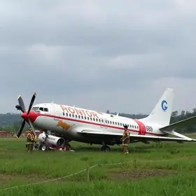 avião que teria caído