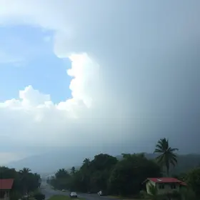 Calor e alerta de tempestade em MS