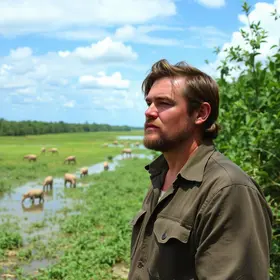 Leonardo DiCaprio visita o Pantanal