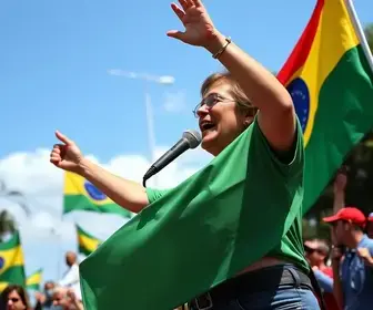 ato pró-Lula em Campo Grande