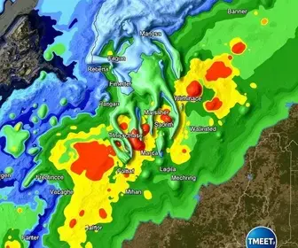 temporais em Mato Grosso do Sul
