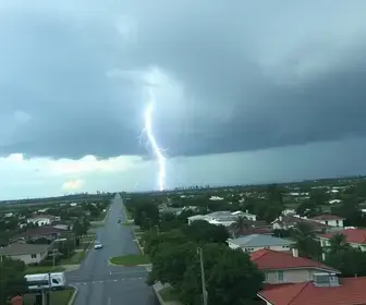 tempestade com granizo